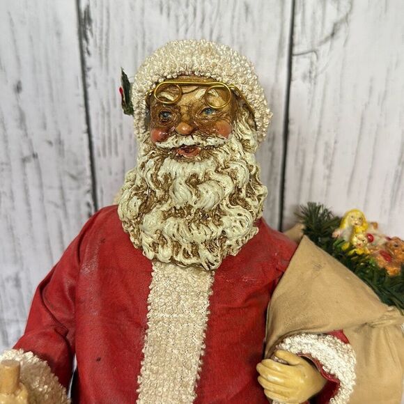 Vintage Possible Dreams Clothtique Santa Claus Bag Of Toys Christmas MISSING - Picture 2 of 9